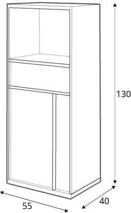 Imola IM-06 Sideboard Cabinet 55cm - Image 5