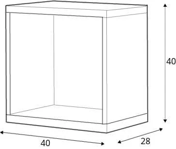 Imola IM-12 Wall Hung Shelf 40cm - Image 5