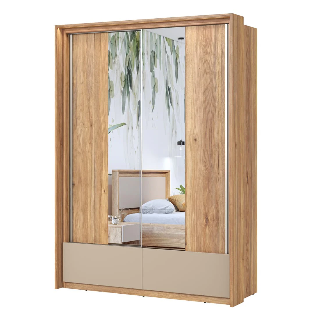 Impressio 61 Sliding Door Wardrobe 159cm - Image 3