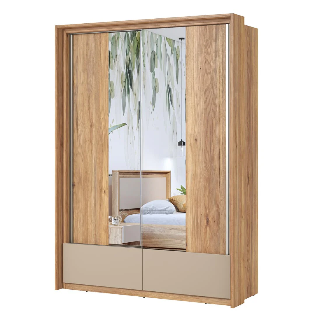 Impressio 61 Sliding Door Wardrobe 159cm - Image 4