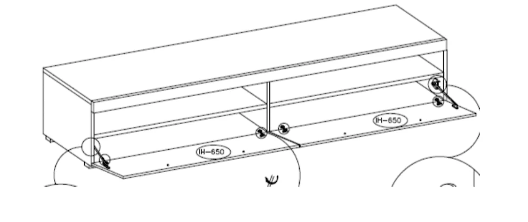 India 40 TV Cabinet 200cm - Image 5