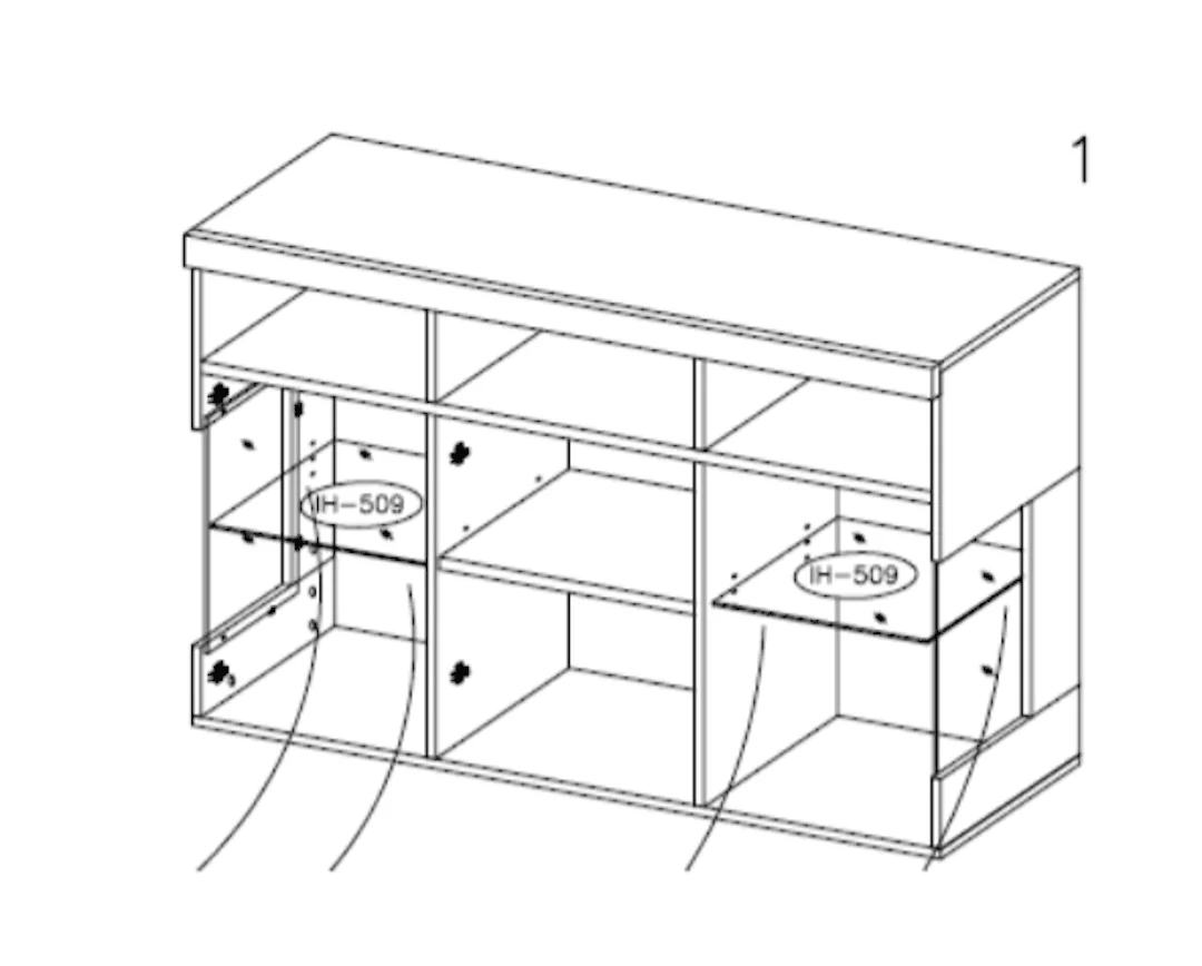 India 42 Display Cabinet 182cm - Image 7