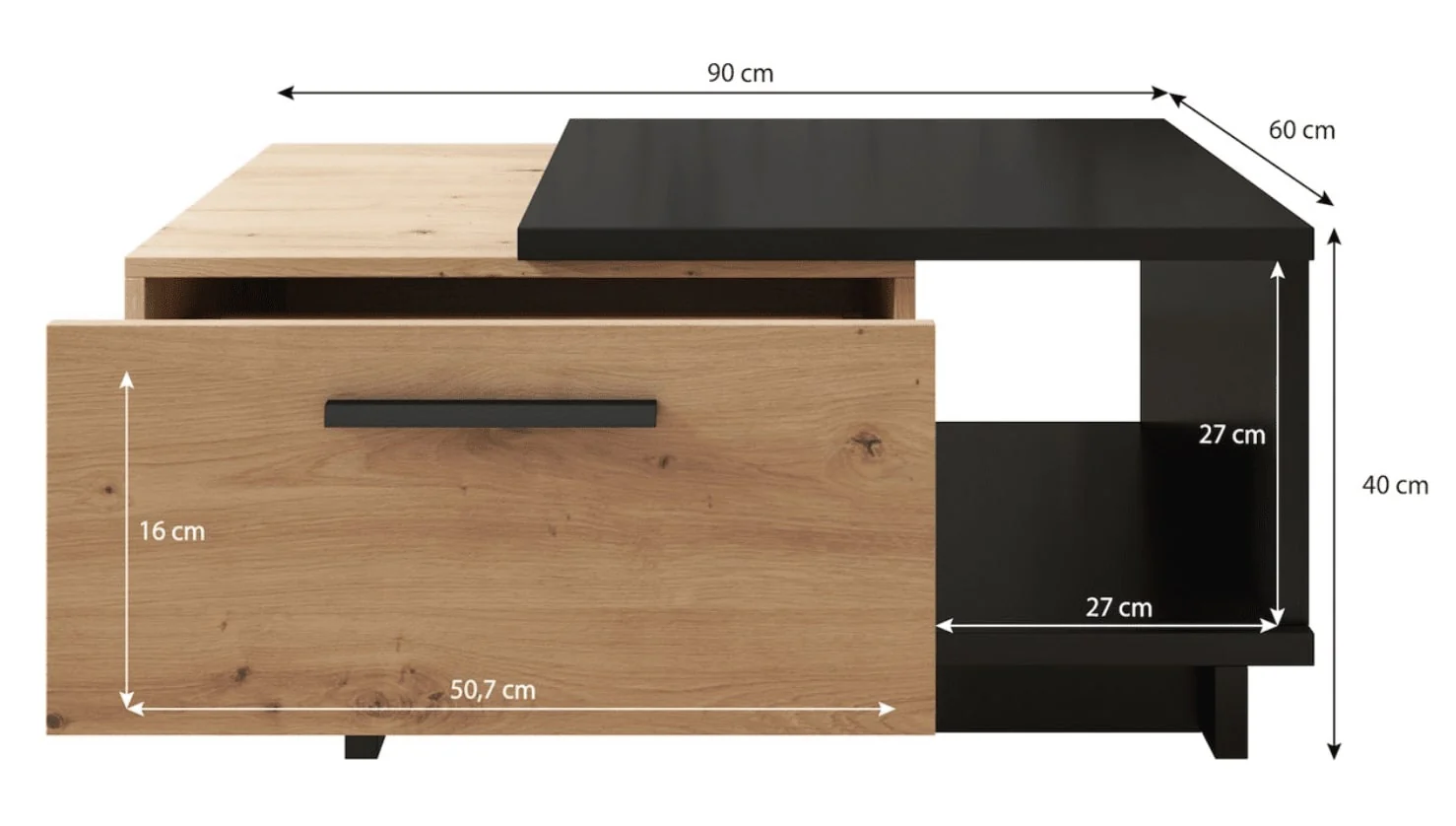 Ines 04 Coffee Table 90cm - Image 3