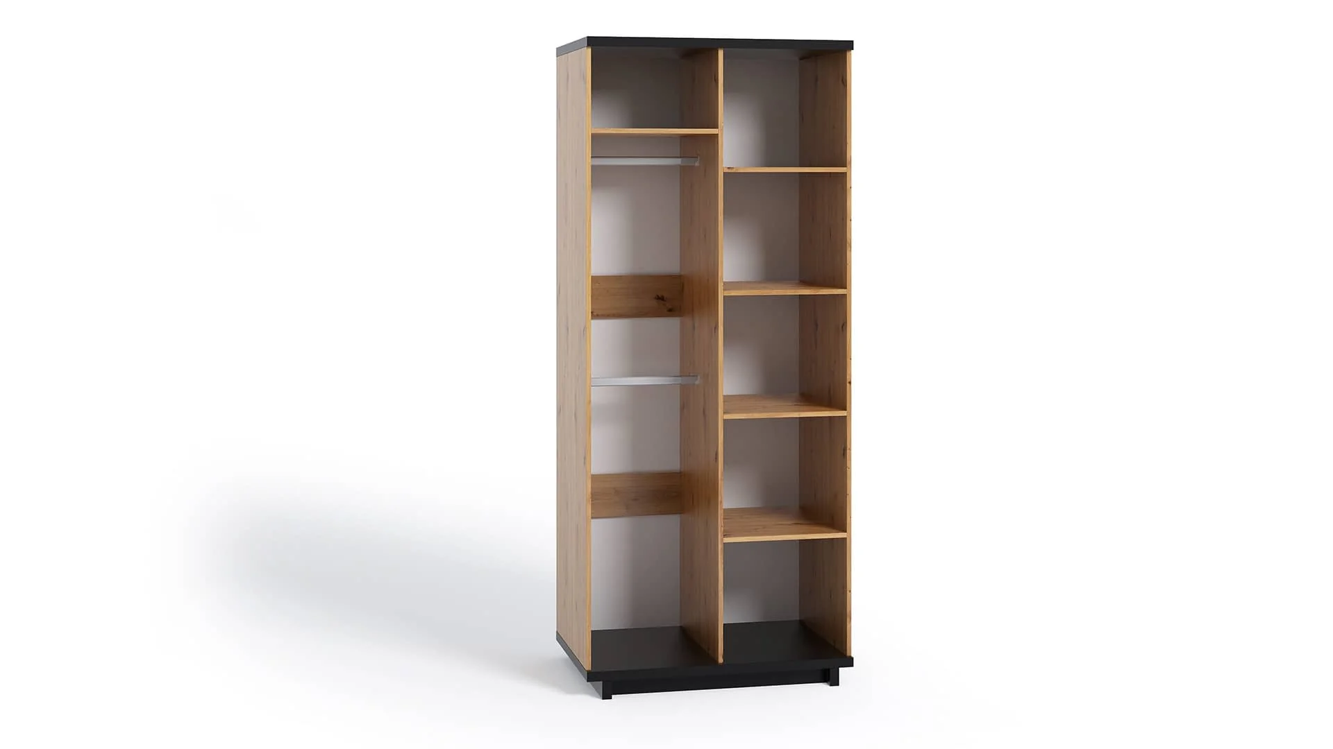 Ines 09 Hinged Wardrobe 90cm - Image 2