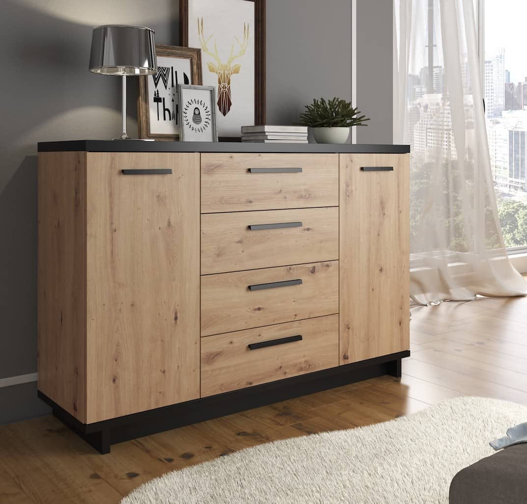 Ines 01 Sideboard Cabinet 135cm - Image 3