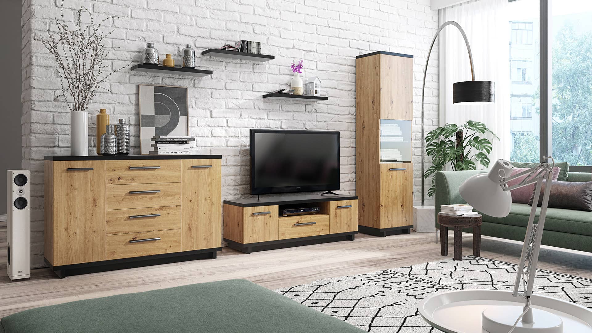 Ines 01 Sideboard Cabinet 135cm - Image 5