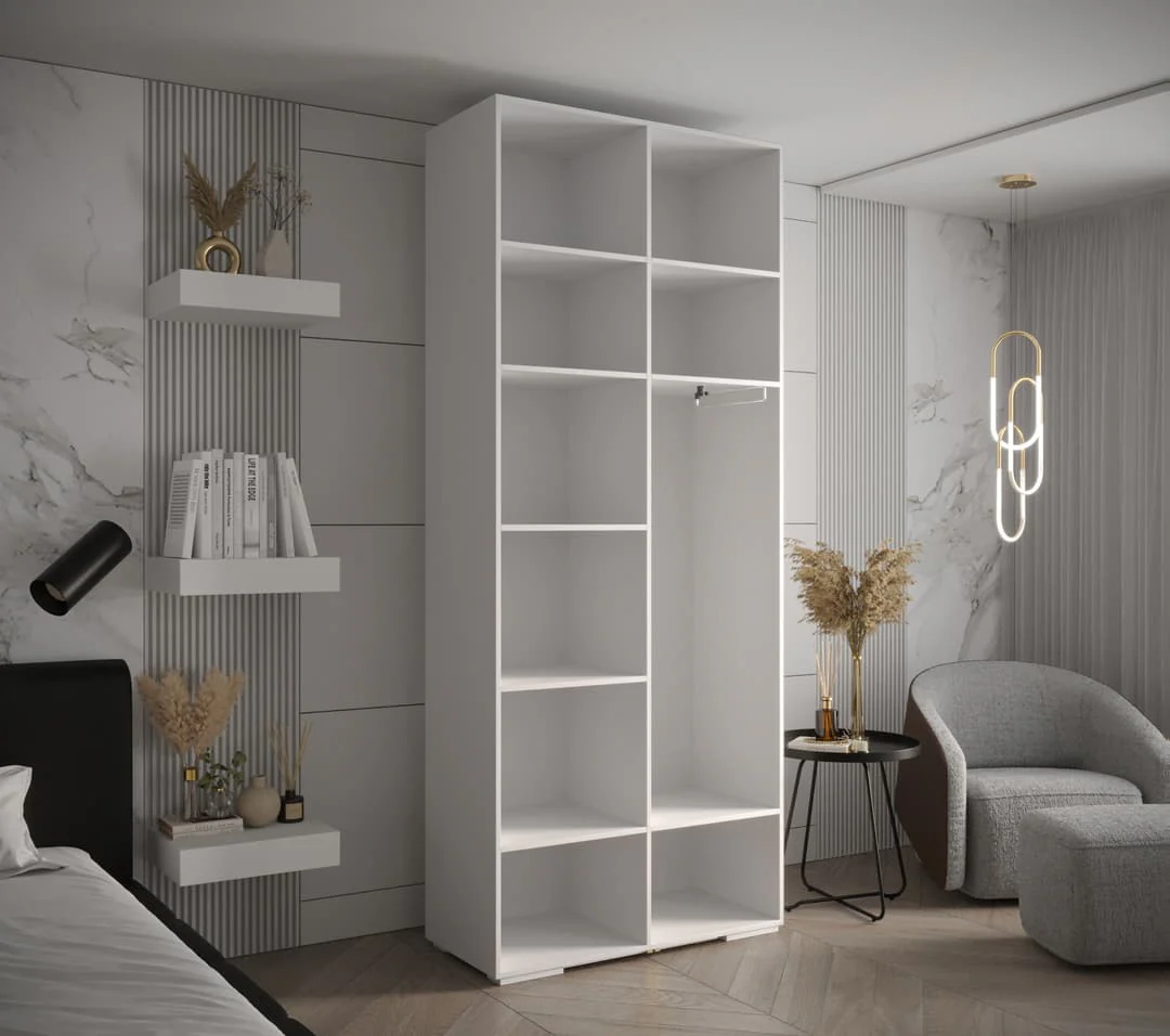 Inova I Hinged Door Wardrobe 100cm - Image 4