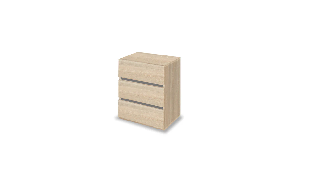Unico Internal 3 Drawer Unit For Wardrobe - Image 2
