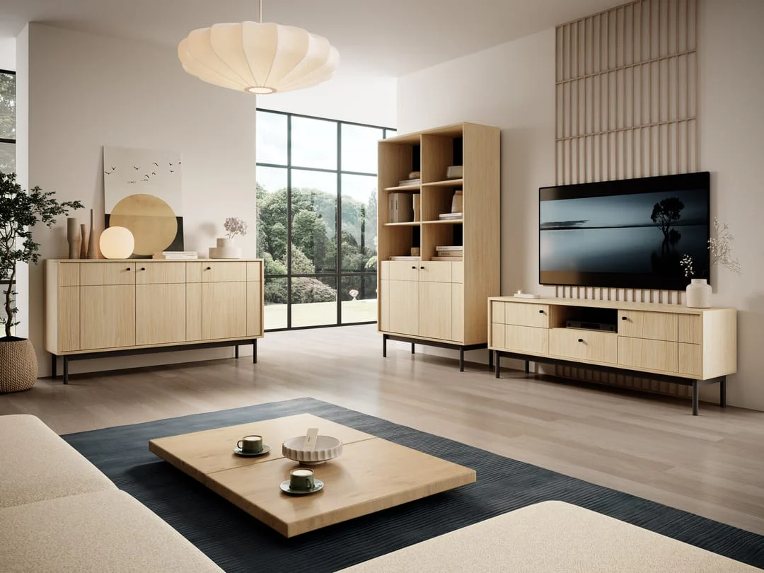 Japandi TV Cabinet 153cm - Image 8
