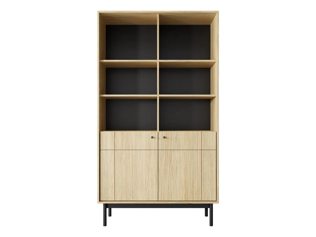 Japandi Bookcase 104cm - Image 7