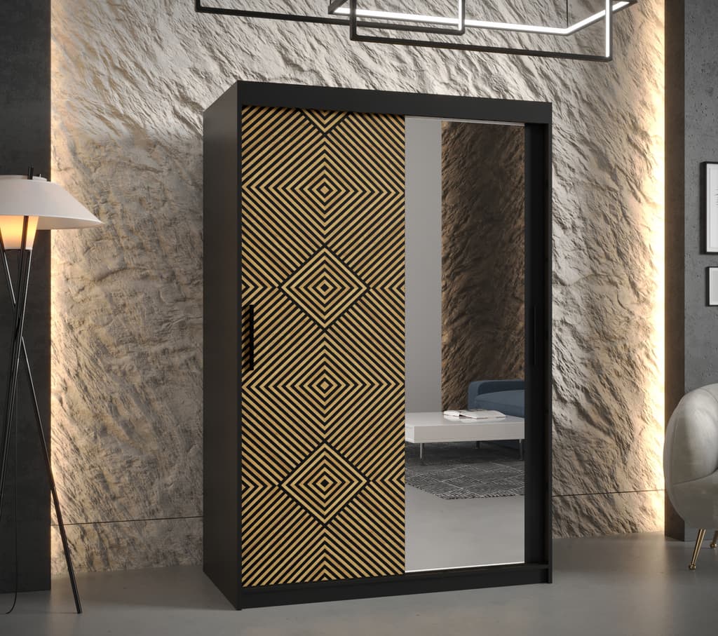 Kair II Sliding Door Wardrobe 120cm - Image 2