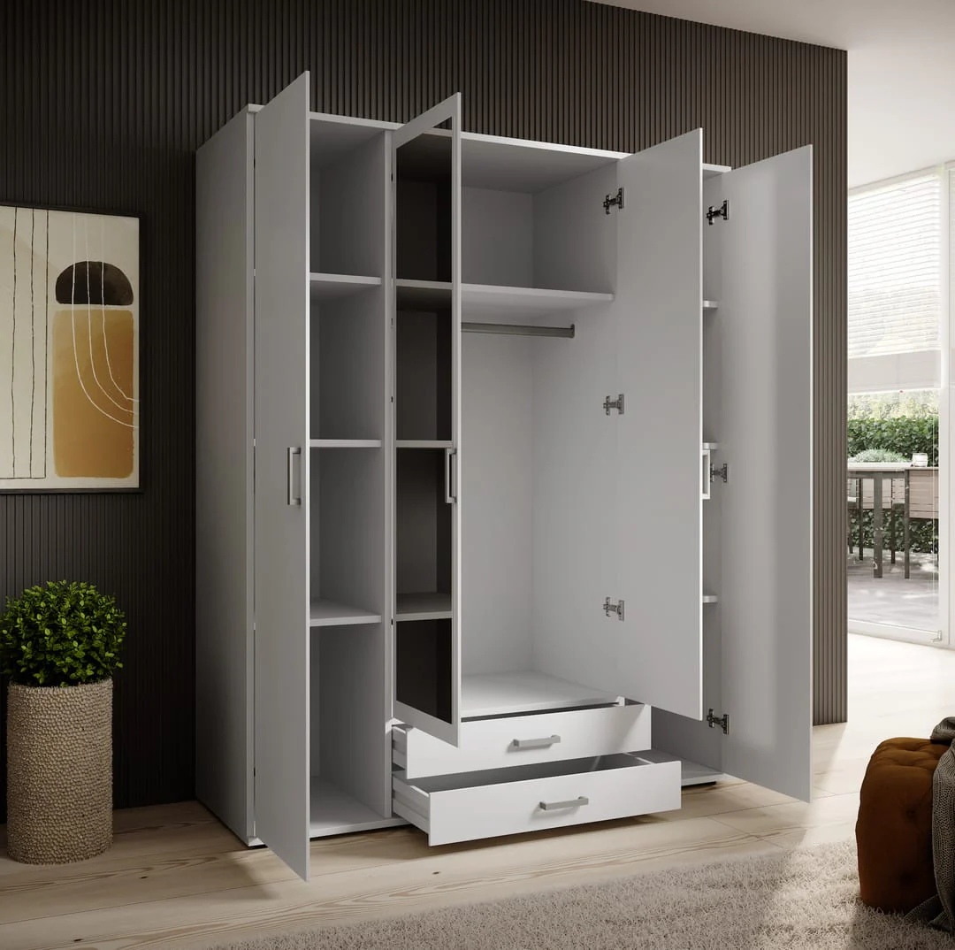 Karl Hinged Door Wardrobe 160cm - Image 2