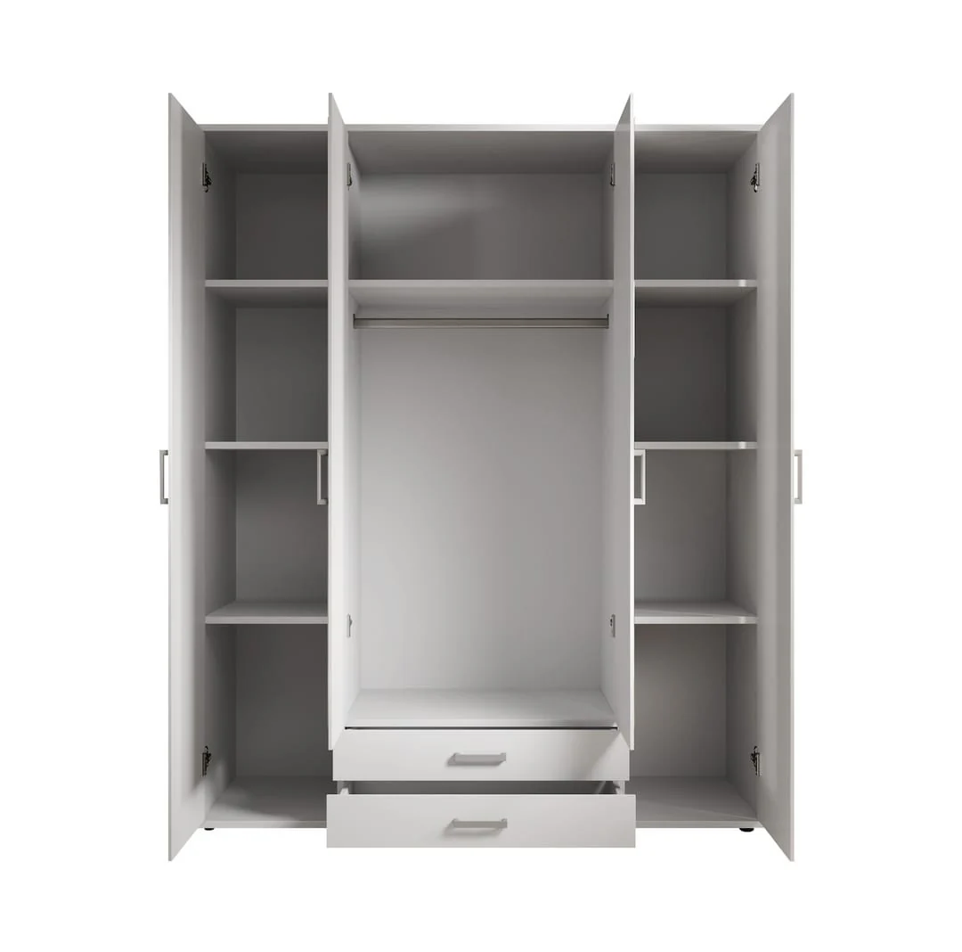 Karl Hinged Door Wardrobe 160cm - Image 8