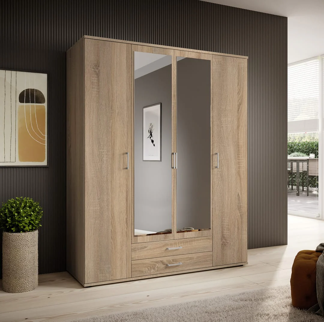 Karl Hinged Door Wardrobe 160cm - Image 9