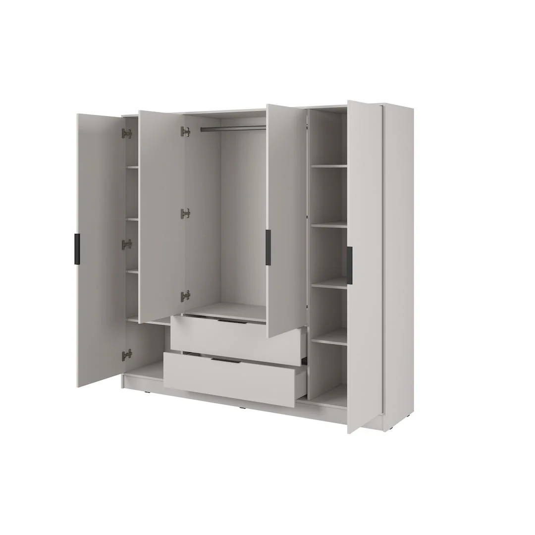 Kelly Hinged Door Wardrobe 206cm - Image 3