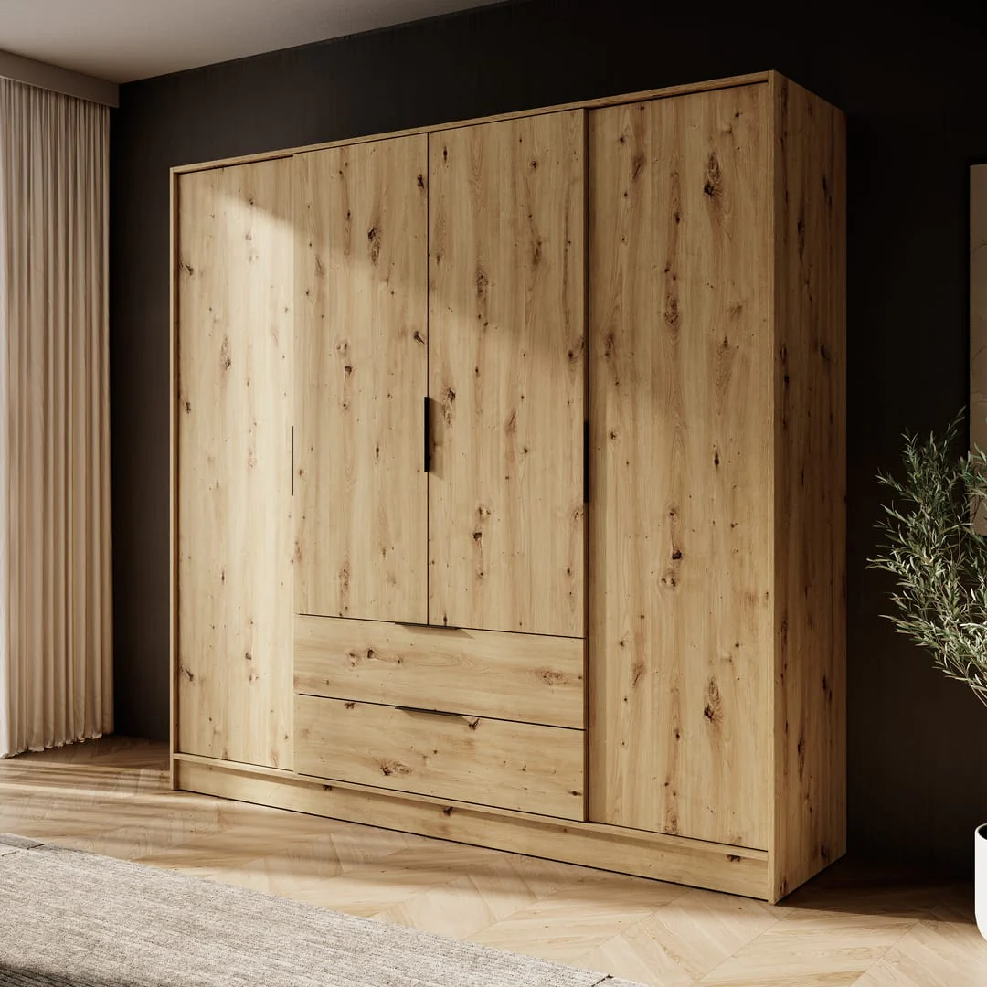 Kelly Hinged Door Wardrobe 206cm - Image 6