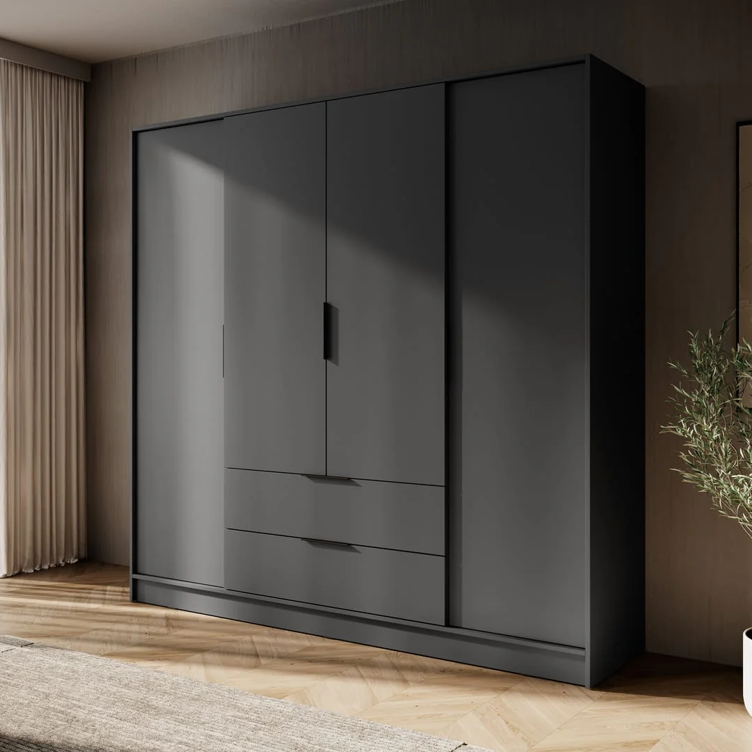 Kelly Hinged Door Wardrobe 206cm - Image 7