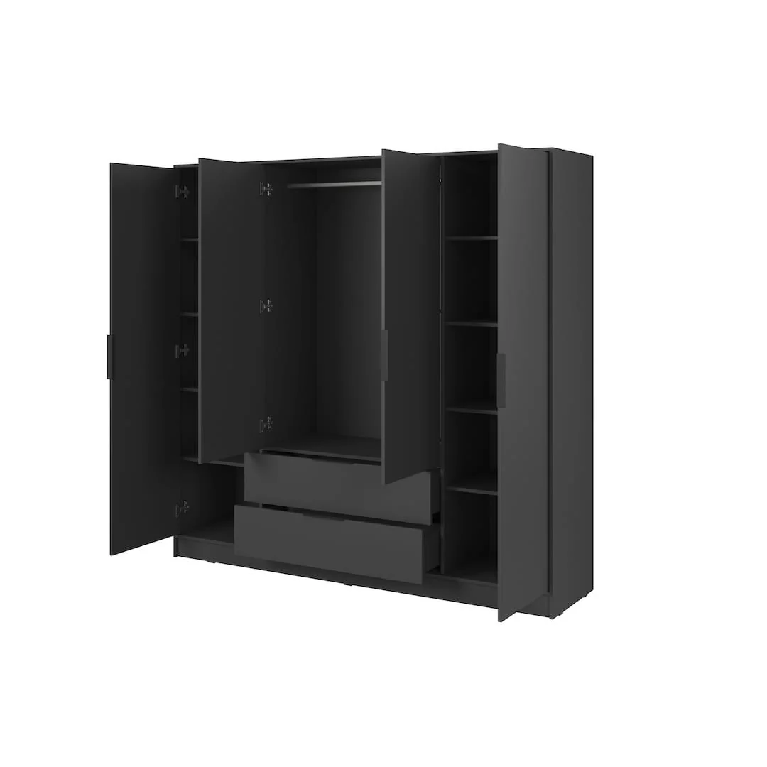 Kelly Hinged Door Wardrobe 206cm - Image 9