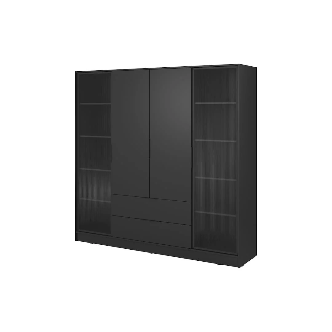 Kelly Hinged Door Wardrobe 206cm [Glass] - Image 11