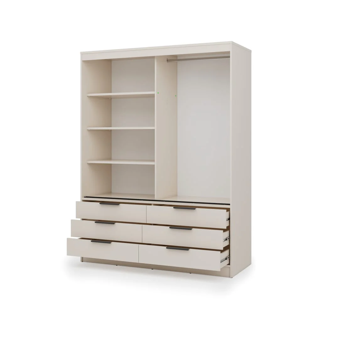 Kera Sliding Door Wardrobe 170cm - Image 12