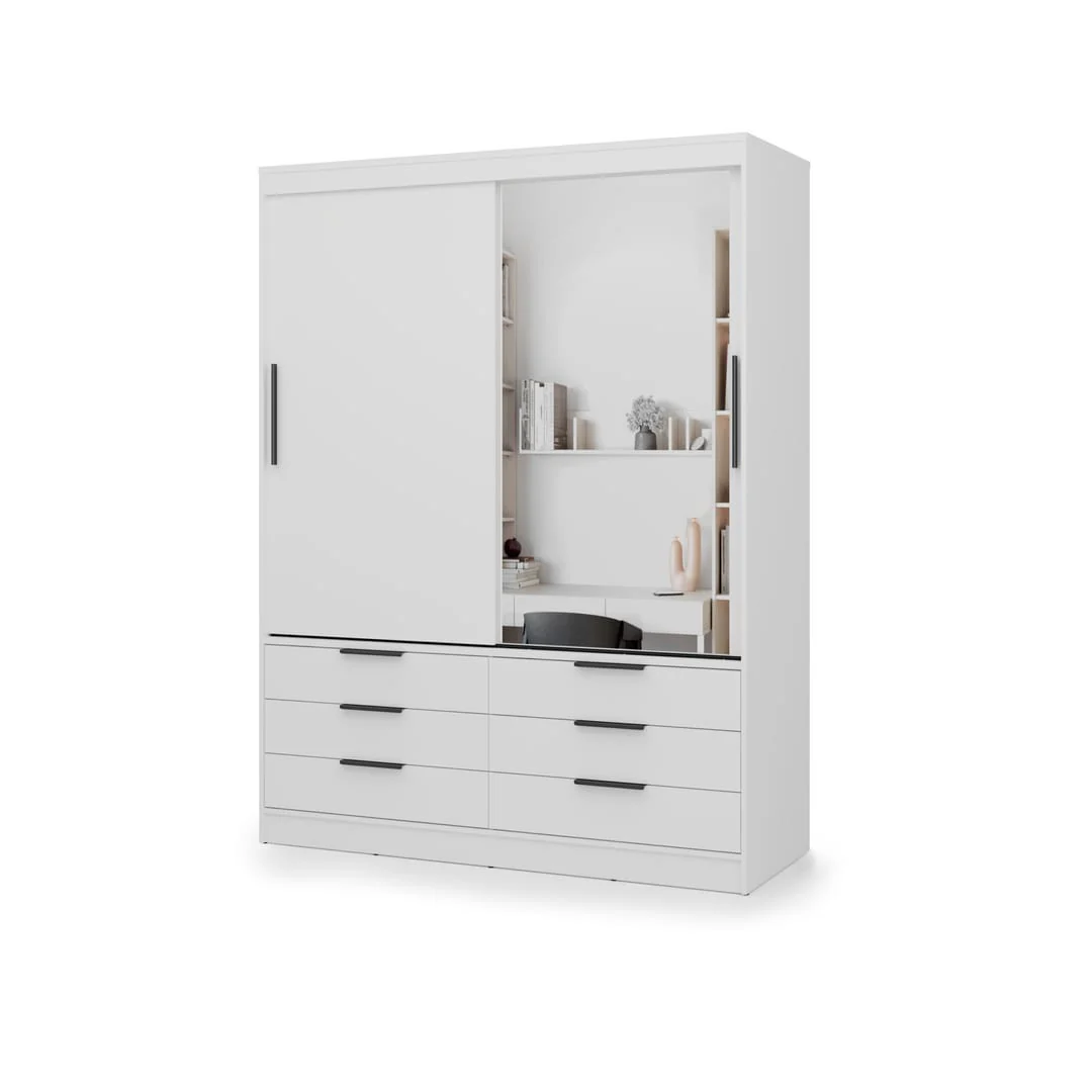Kera Sliding Door Wardrobe 170cm - Image 2