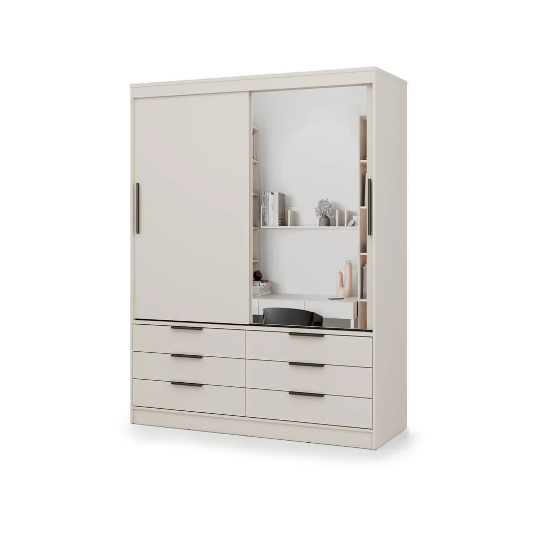Kera Sliding Door Wardrobe 170cm - Image 9
