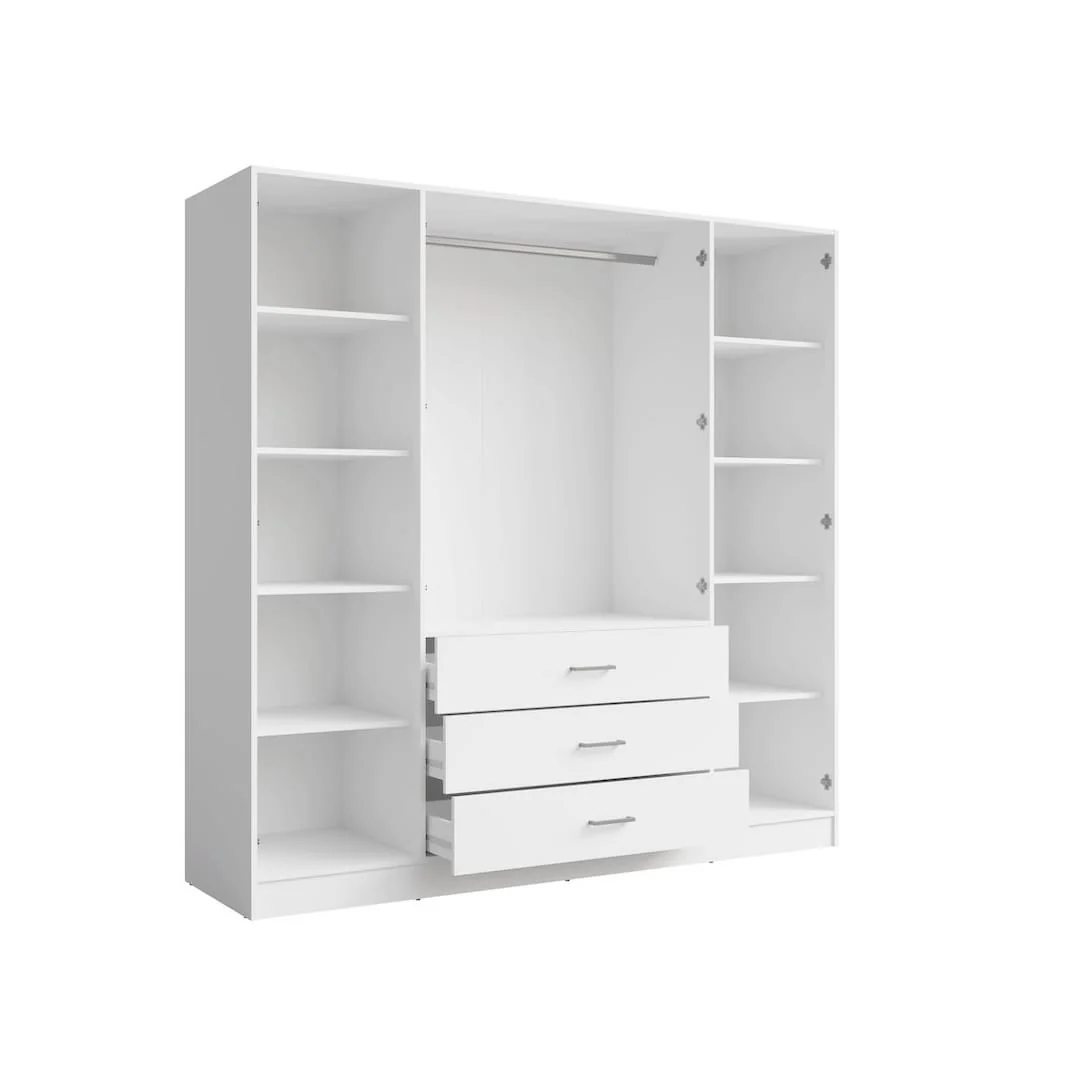 Konso Hinged Door Wardrobe 200cm - Image 6