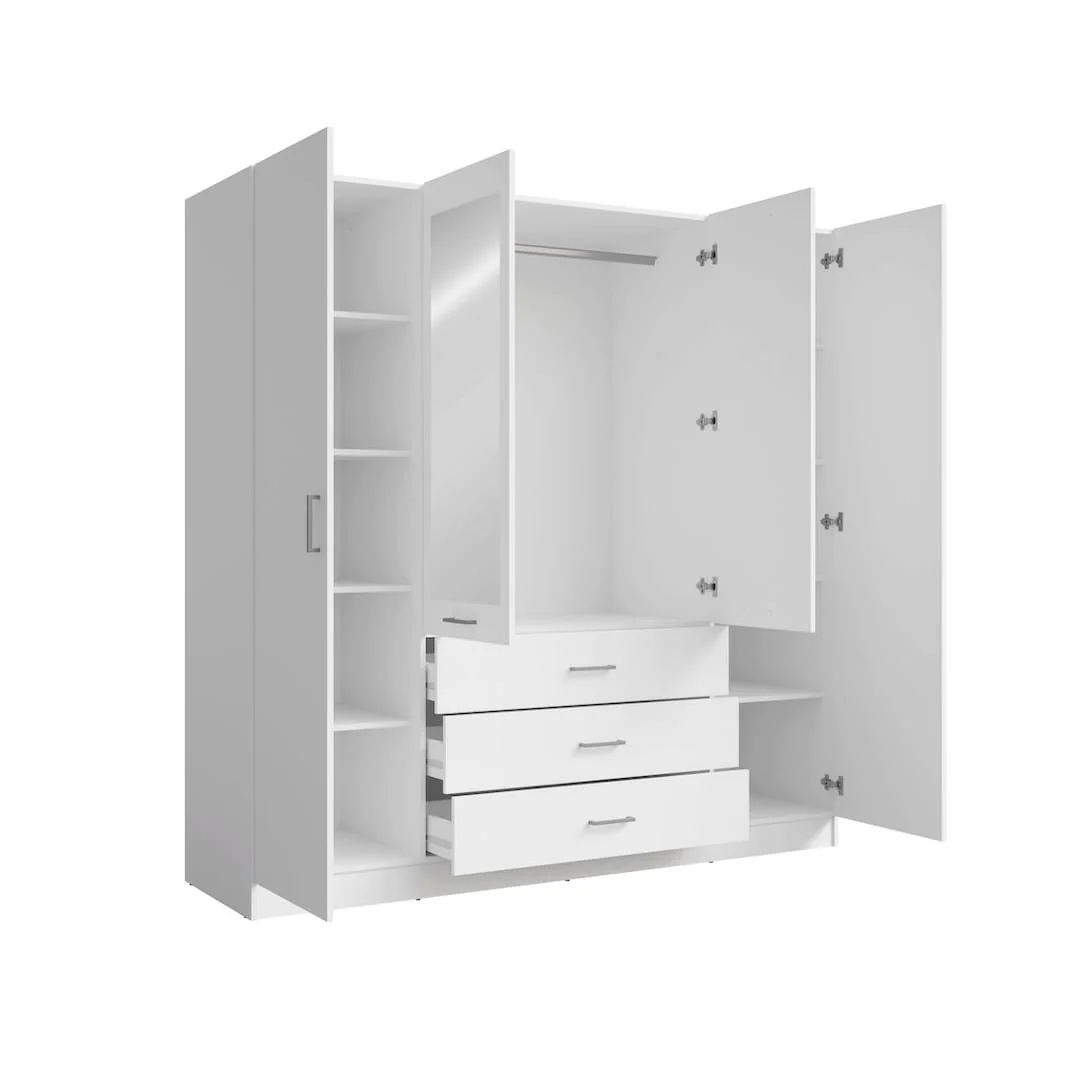 Konso Hinged Door Wardrobe 200cm - Image 7