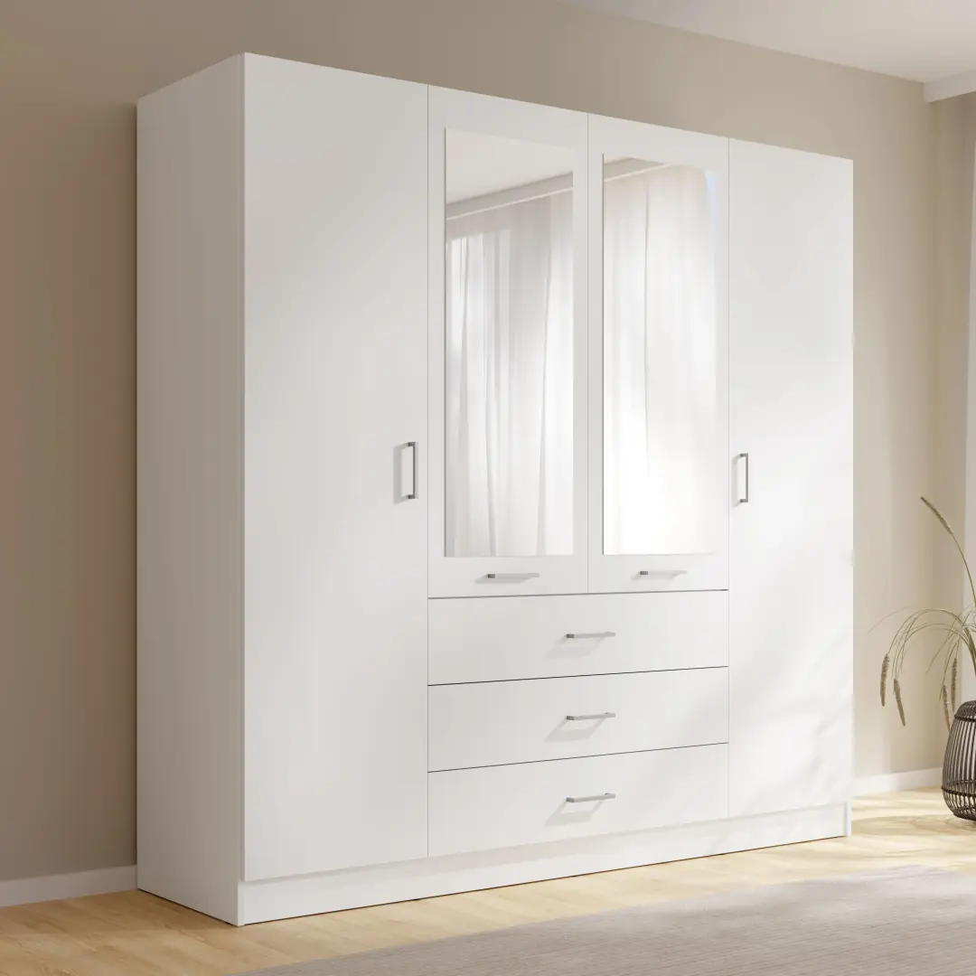 Konso Hinged Door Wardrobe 200cm - Image 8