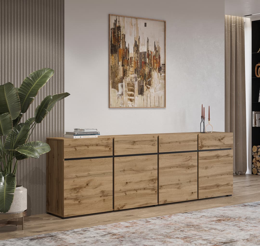 Kross 25 Sideboard Cabinet 225cm - Image 29