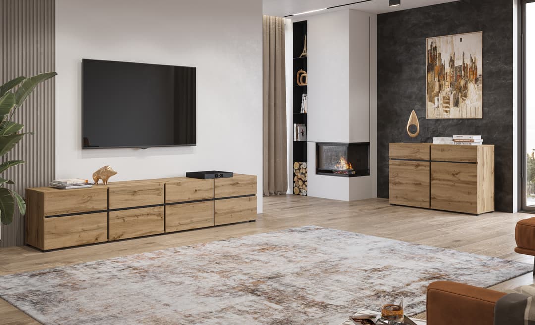 Kross 25 Sideboard Cabinet 225cm - Image 31