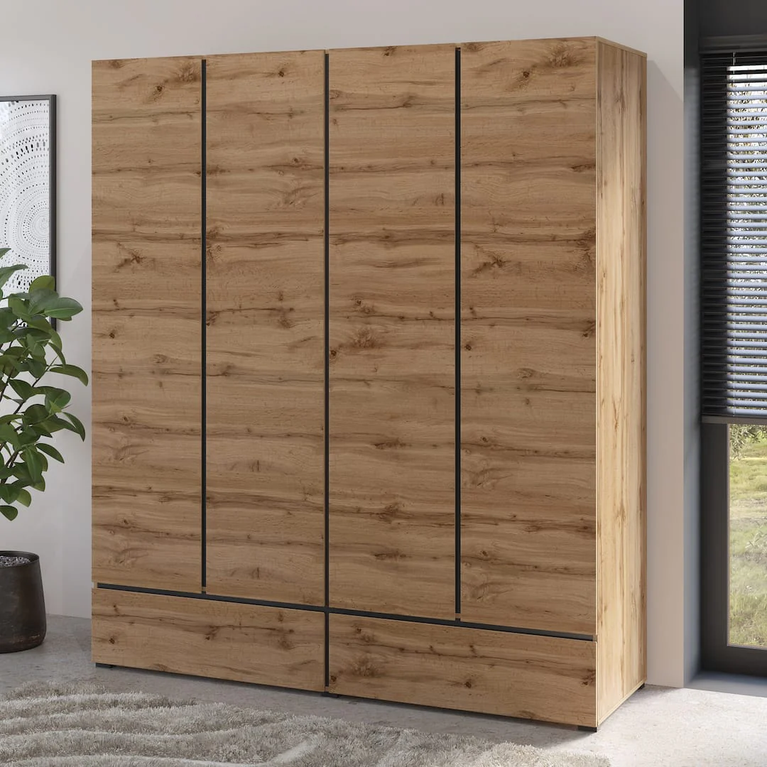 Kross Hinged Door Wardrobe 180cm - Image 13