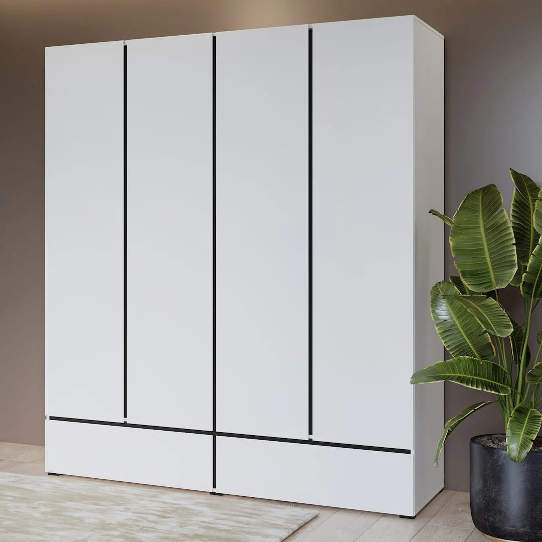Kross Hinged Door Wardrobe 180cm - Image 3