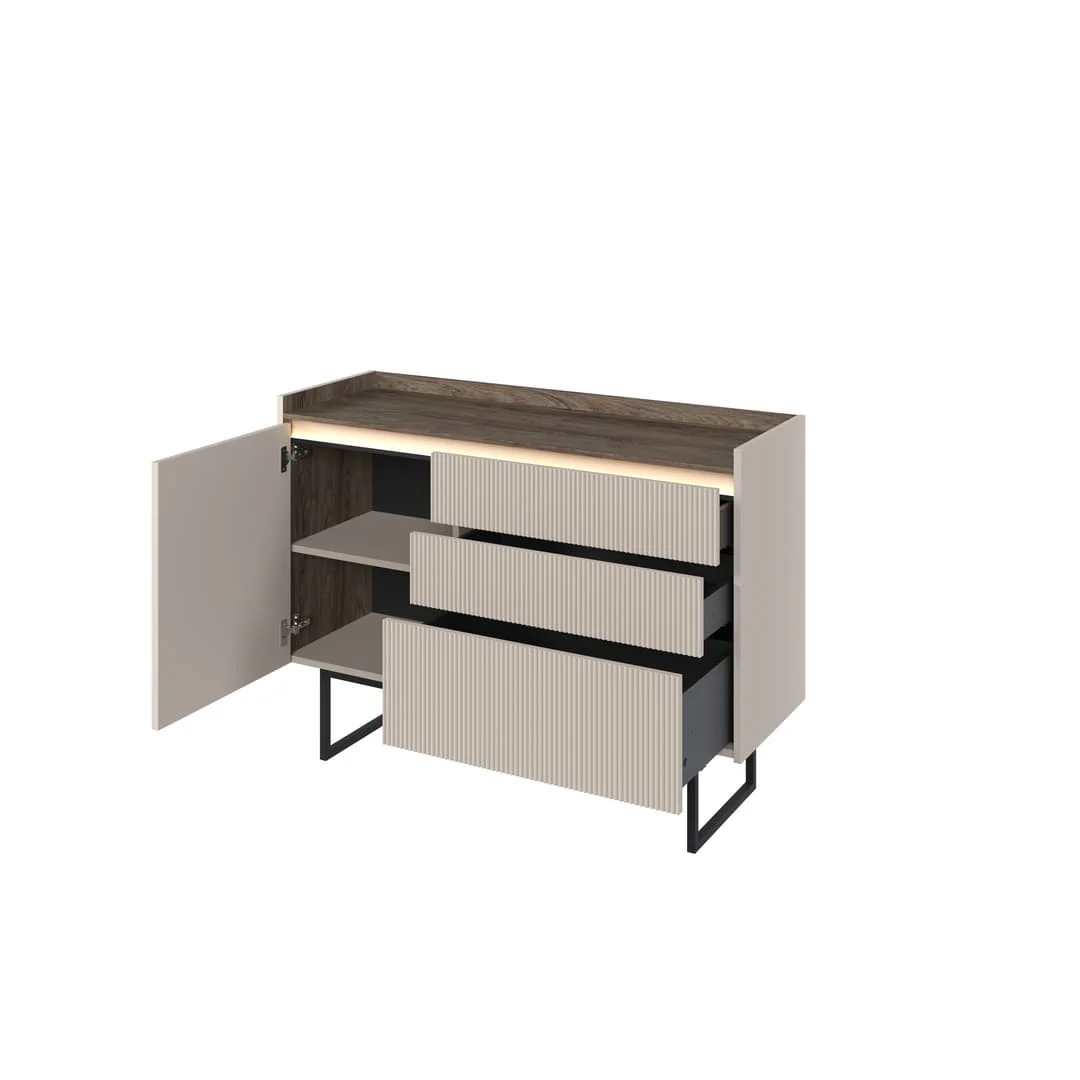 Lago LG-02 Sideboard Cabinet 118cm - Image 3