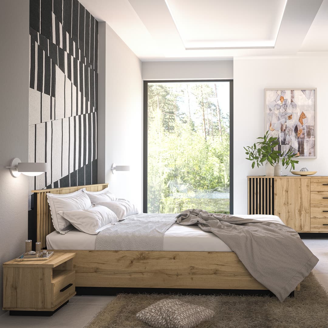Lamelo LA19 Sliding Door Wardrobe 240cm - Image 3