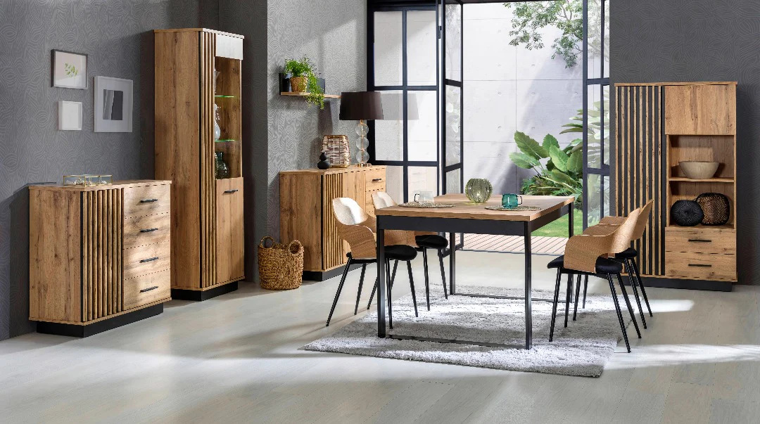 Lamelo LA4 Display Cabinet 90cm - Image 3