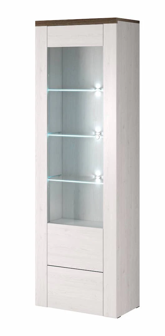 Larona 05 Tall Display Cabinet 65cm - Image 6
