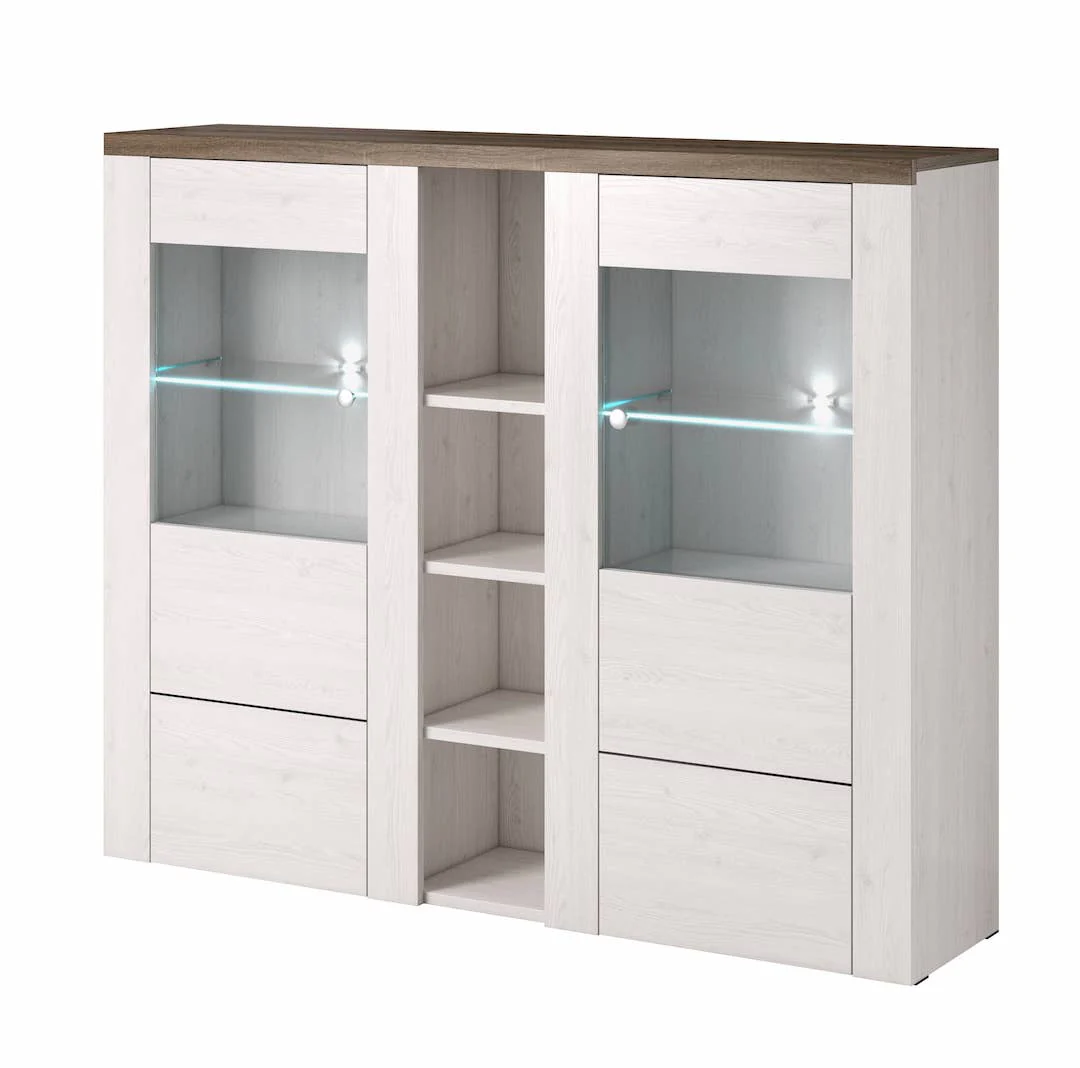 Larona 46 Display Cabinet 155cm - Image 6