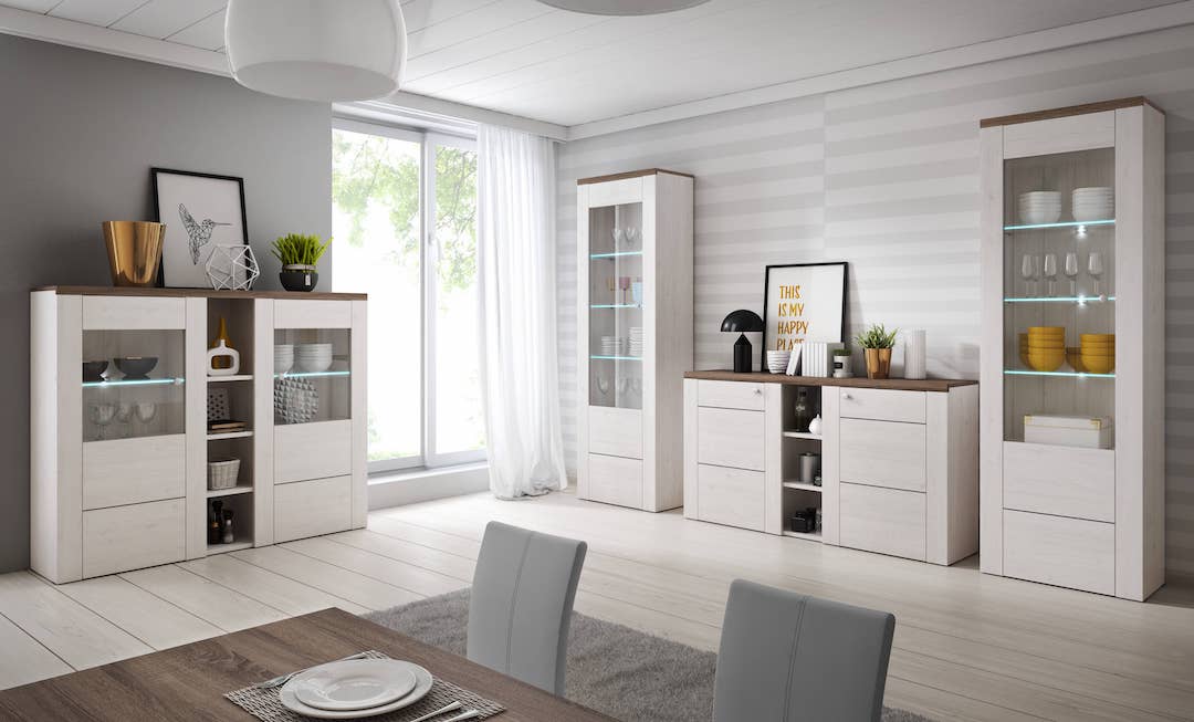 Larona 46 Display Cabinet 155cm - Image 7