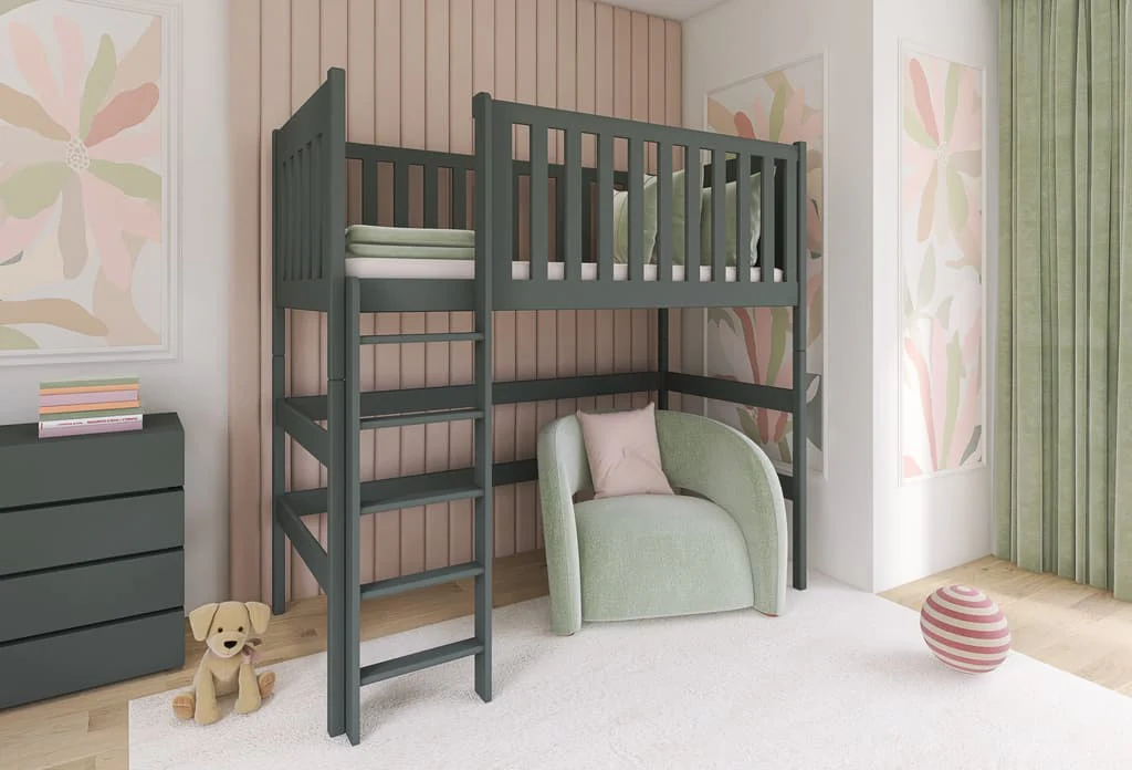 Wooden Loft Bed Laura - Image 6