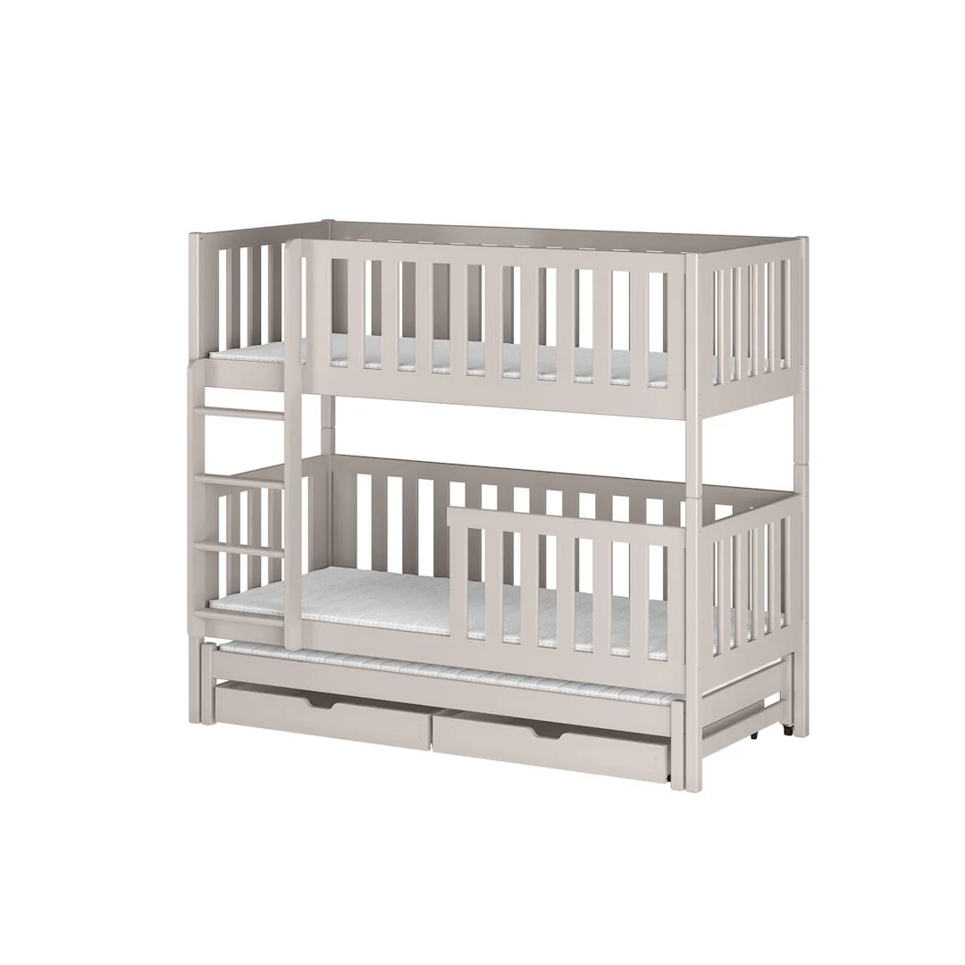 Lea Bunk Bed with Trundle and Storage - Image 16