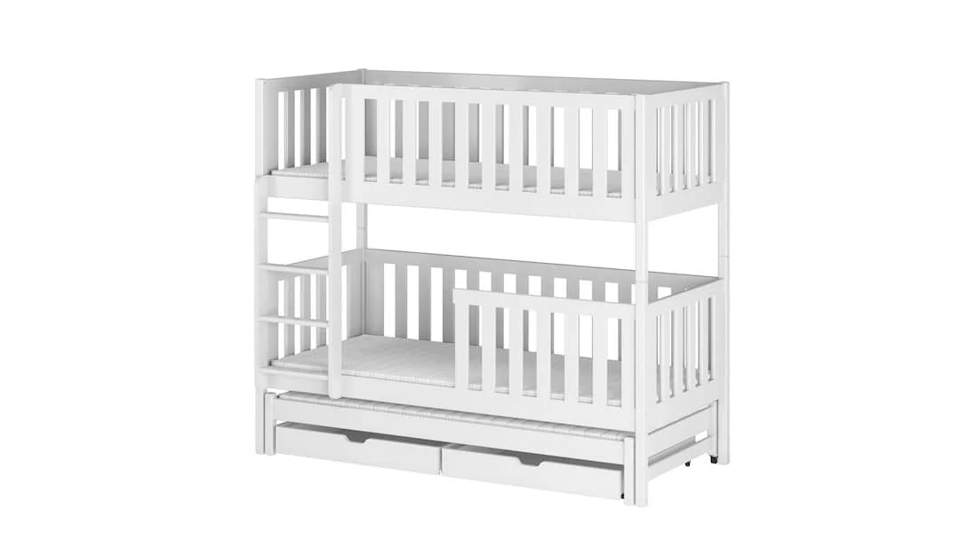 Lea Bunk Bed with Trundle and Storage - Image 9