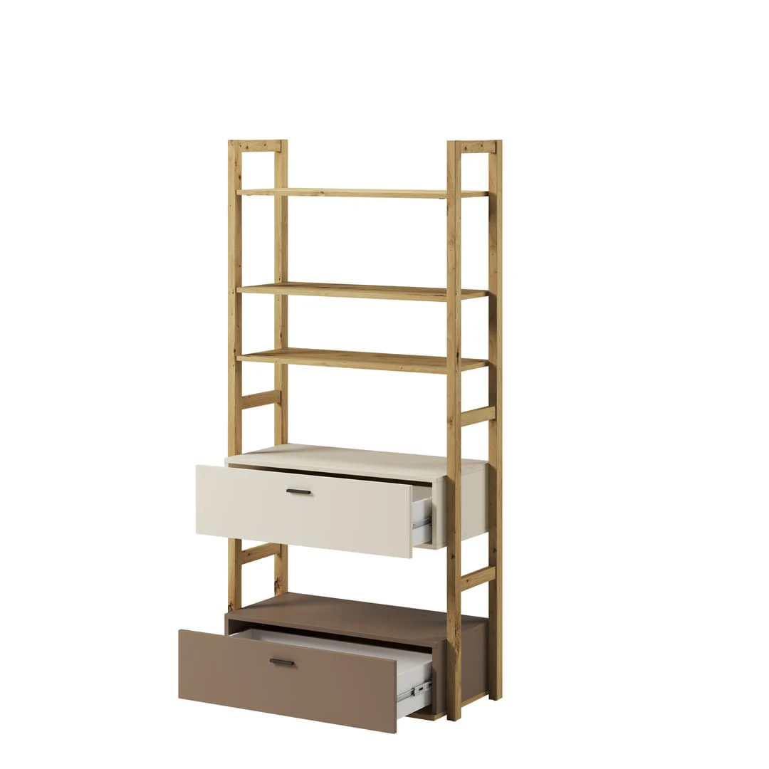 Lenny LY-02 Bookcase 85cm - Image 2