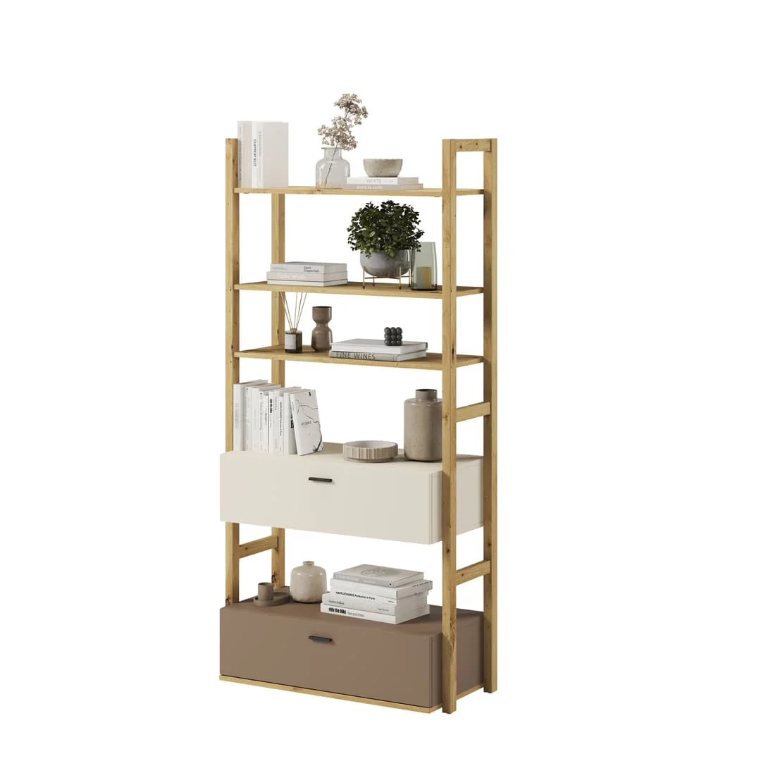 Lenny LY-02 Bookcase 85cm - Image 3