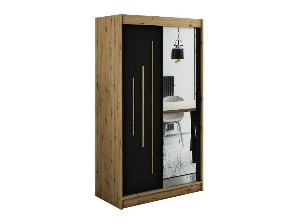 Leto Y2 Sliding Door Wardrobe 120cm