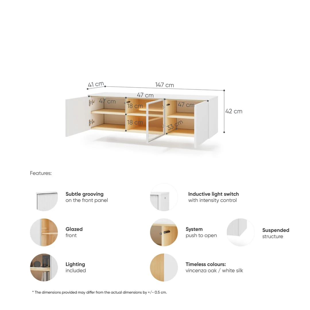 Liba Floating TV Cabinet 147cm - Image 6