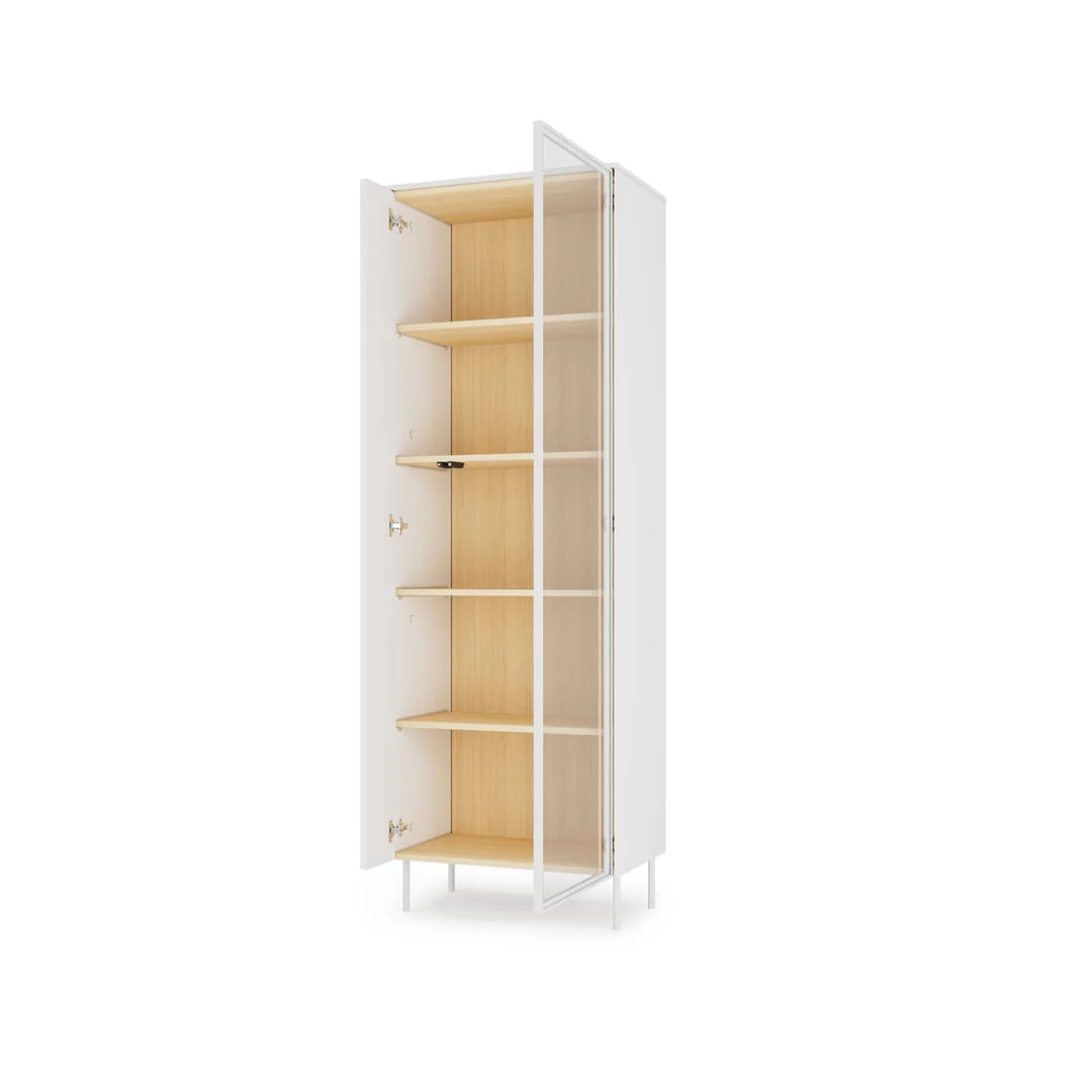 Liba Tall Display Cabinet 67cm - Image 4