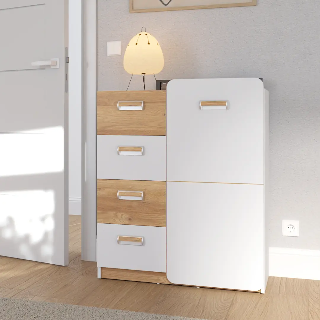 Lorento L6 Sideboard Cabinet 80cm - Image 3