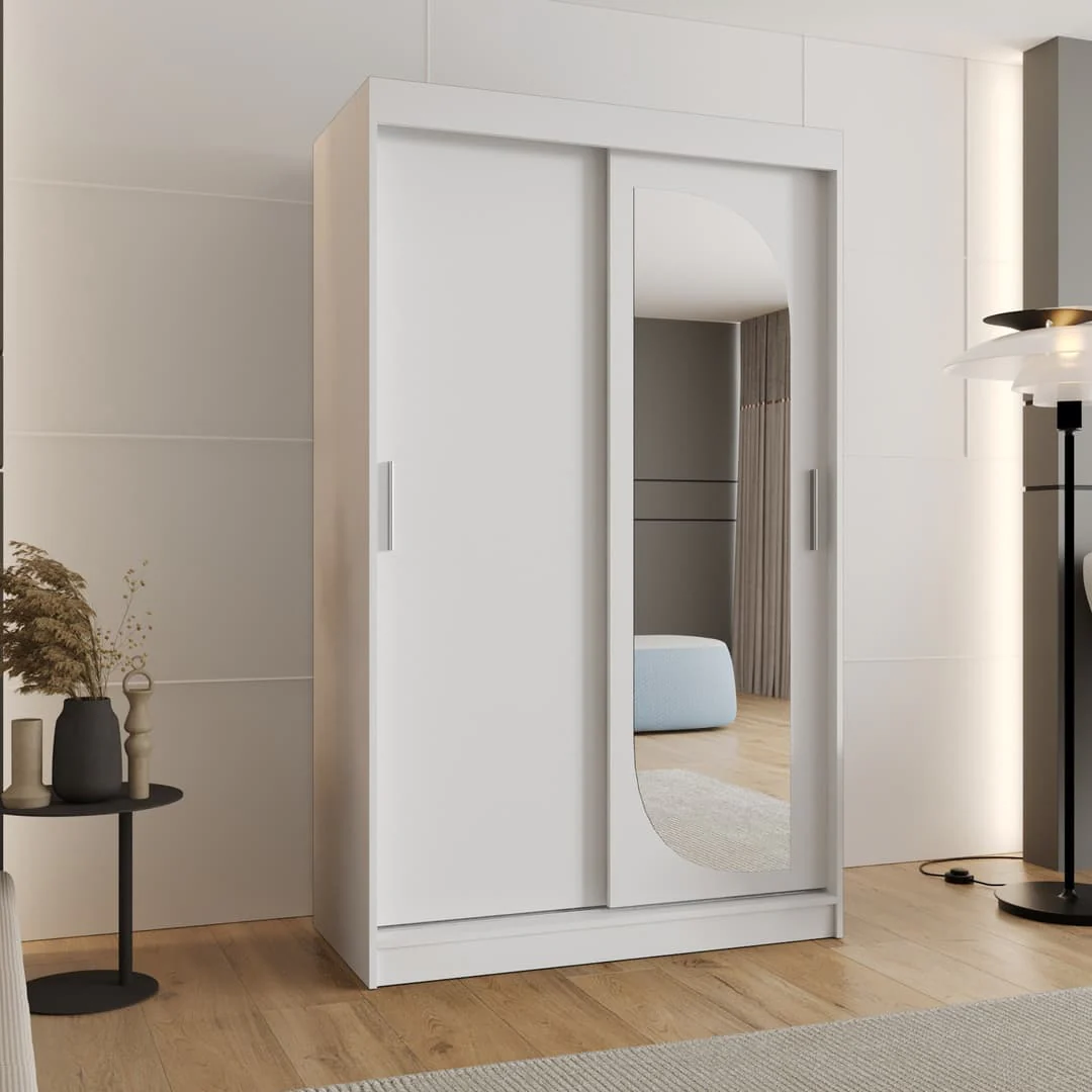 Lucy Sliding Door Wardrobe 120cm - Image 5