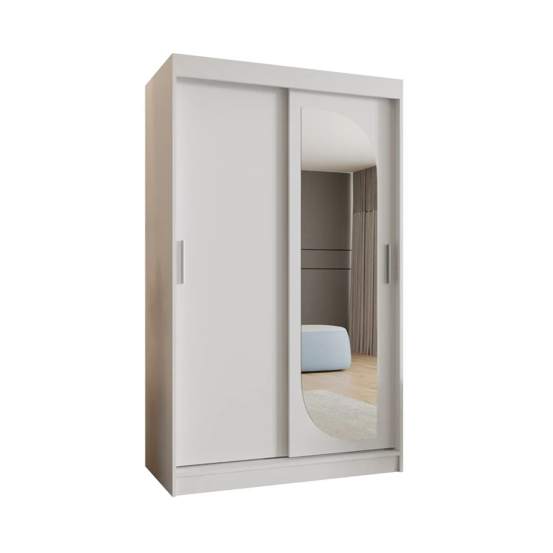 Lucy Sliding Door Wardrobe 120cm - Image 6
